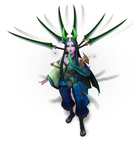 Spirit Blossom Irelia Emerald chroma