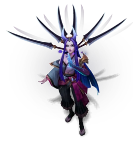 Spirit Blossom Irelia Obsidian chroma