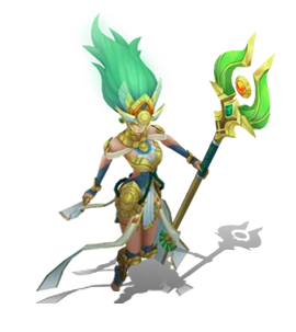 Guardian of the Sands Janna Peridot chroma