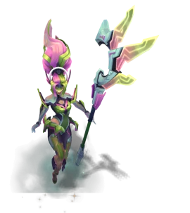 Cyber Halo Janna Peridot chroma