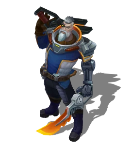 Dreadnova Gangplank Sapphire chroma