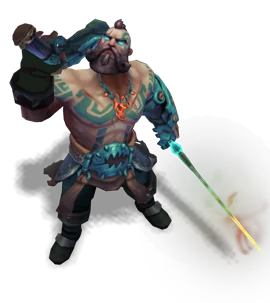 Gangplank the Betrayer Turquoise chroma