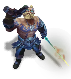 Gangplank the Betrayer Aquamarine chroma