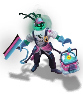 Janitor Thresh Rose Quartz chroma