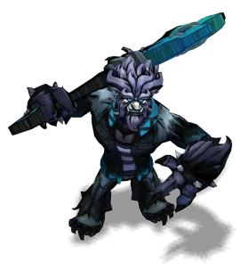 Fright Night Trundle Turquoise chroma