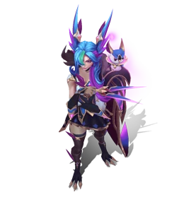 Star Guardian Xayah Aquamarine chroma
