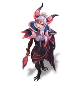 Brave Phoenix Xayah Ruby chroma