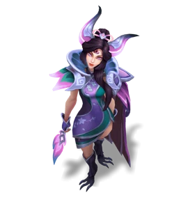 Brave Phoenix Xayah Tanzanite chroma