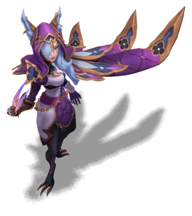 Broken Covenant Xayah Tanzanite chroma