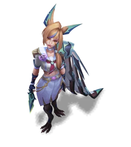 Battle Academia Xayah Pearl chroma