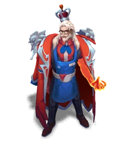 Fried Chicken King Swain Ruby chroma
