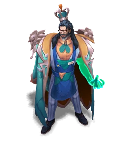 Fried Chicken King Swain Turquoise chroma