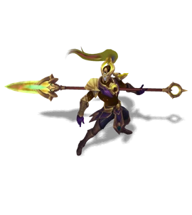 Cosmic Defender Xin Zhao Citrine chroma