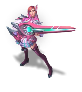 Battle Academia Caitlyn Rose Quartz chroma