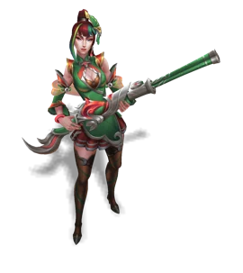 Firecracker Caitlyn Emerald chroma