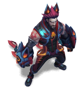 Battle Wolf Sylas Obsidian chroma