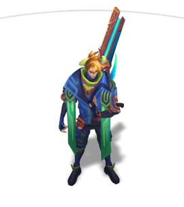 Lunar Beast Aphelios Sapphire chroma