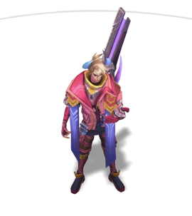 Lunar Beast Aphelios Rose Quartz chroma