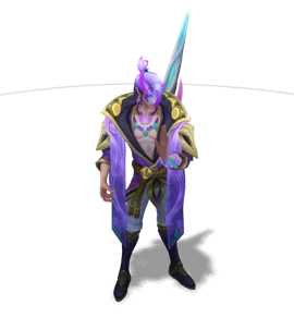 Spirit Blossom Aphelios Tanzanite chroma
