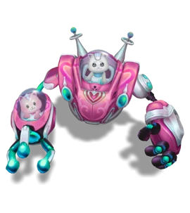 Space Groove Blitz & Crank (Blitzcrank) Rose Quartz chroma