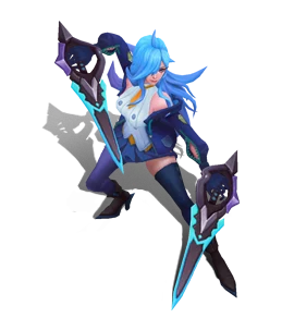 Battle Academia Katarina Sapphire chroma