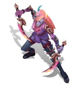 Blood Moon Katarina Rose Quartz chroma