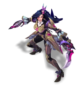 Battle Queen Katarina Tanzanite chroma