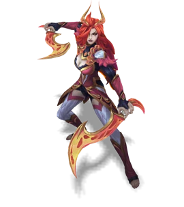 Faerie Court Katarina Ruby chroma