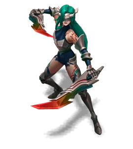 Chosen of the Wolf Katarina Turquoise chroma