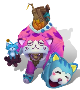 Meowkai (Maokai) Hearts chroma