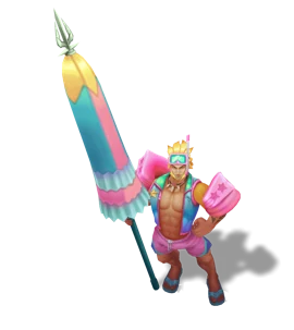 Pool Party Jarvan IV Rose Quartz chroma