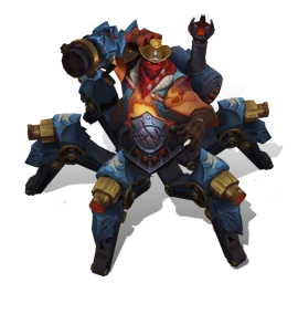 High Noon Urgot Sapphire chroma