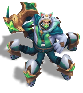 Pajama Guardian Cosplay Urgot Emerald chroma