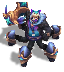 Pajama Guardian Cosplay Urgot Obsidian chroma