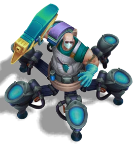 Urgot the Clogfather Turquoise chroma