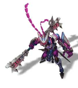 Mecha Kingdoms Wukong Rose Quartz chroma
