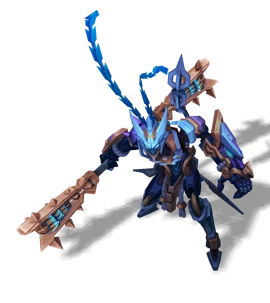 Mecha Kingdoms Wukong Sapphire chroma