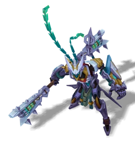 Mecha Kingdoms Wukong Pearl chroma