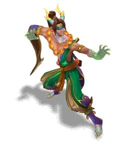 Heavenscale Lee Sin Emerald chroma