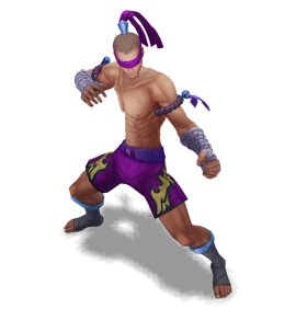 Muay Thai Lee Sin Tanzanite chroma