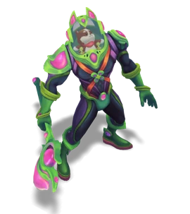 Space Groove Nasus Emerald chroma