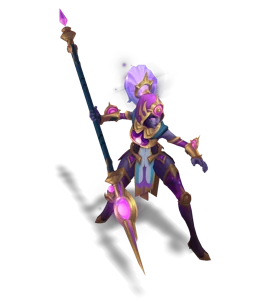 Cosmic Huntress Nidalee Tanzanite chroma