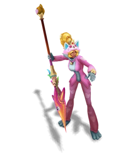Kittalee (Nidalee) Rose Quartz chroma