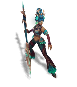 La Ilusión Nidalee Turquoise chroma