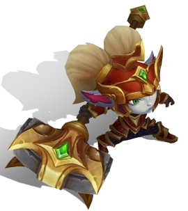 Battle Regalia Poppy Ruby chroma