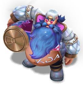 Music Fan Gragas Pearl chroma