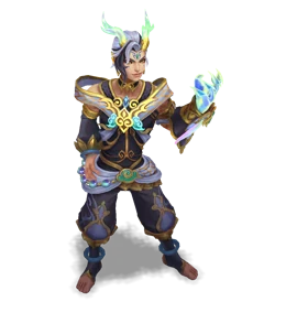 Heavenscale Ezreal Obsidian chroma