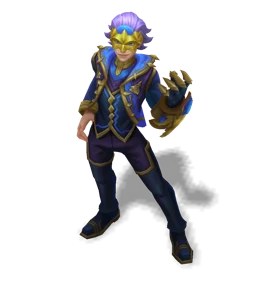 Masque of the Black Rose Ezreal Sapphire chroma