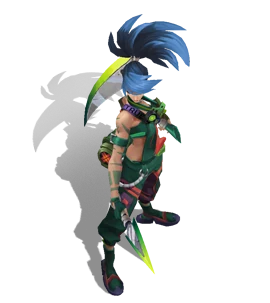 True Damage Akali Emerald chroma