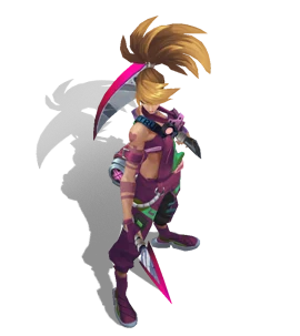 True Damage Akali Rose Quartz chroma